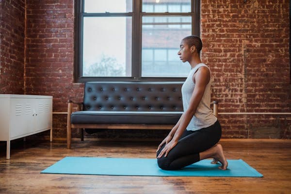Yoga pose image for Vajrasana (Thunderbolt Pose)